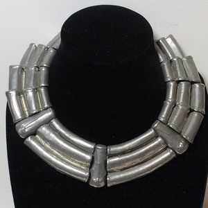 Bold Chunky Egyptian-style Necklace created by Joanne Cooper in 1970's